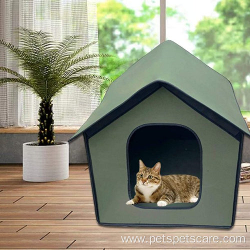 Waterproof cat Houses Cage Outdoor Cats in Waterproof